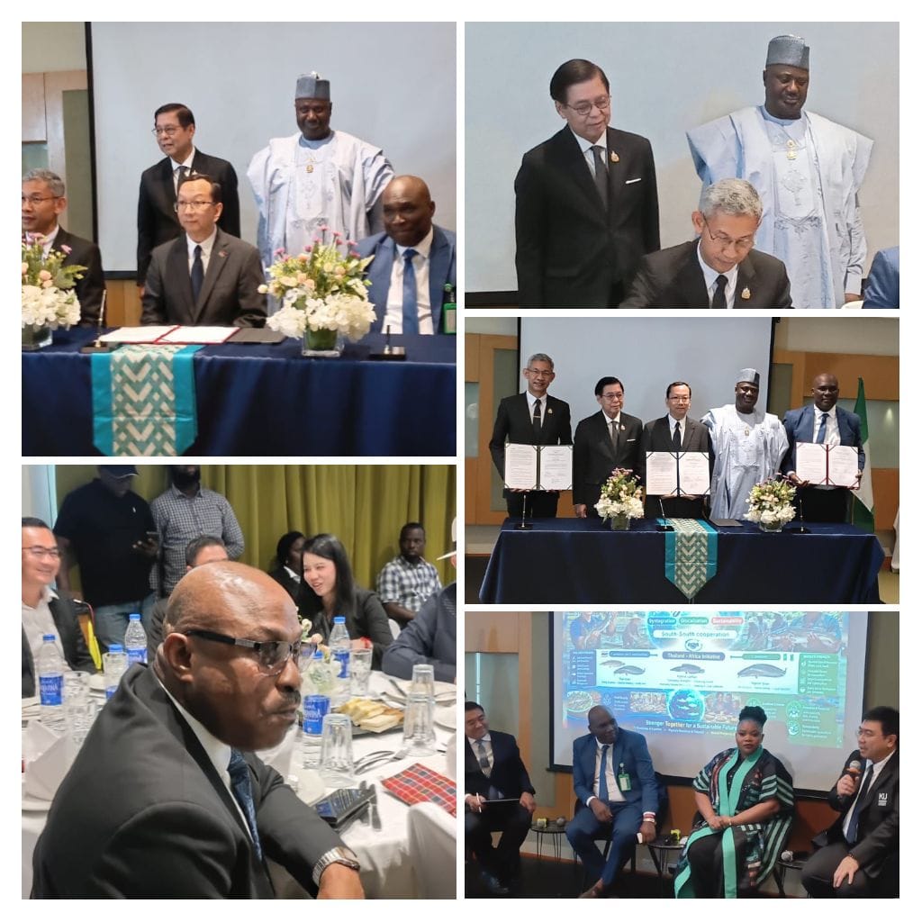 Thailand, Nigeria Seal Landmark Agricultural Partnership to Boost Youth Development, Aquaculture